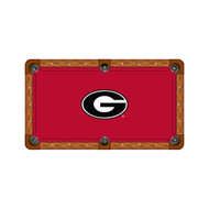 Georgia Bulldogs 7'/8' Recreational Billiard Table Felt - G Logo
