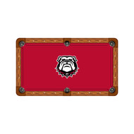 Georgia Bulldogs 7'/8' Recreational Billiard Table Felt - Mascot