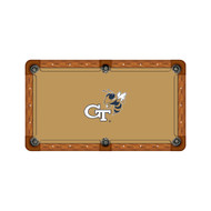 Georgia Tech Yellow Jackets 7'/8' Recreational Billiard Table Felt - Mascot