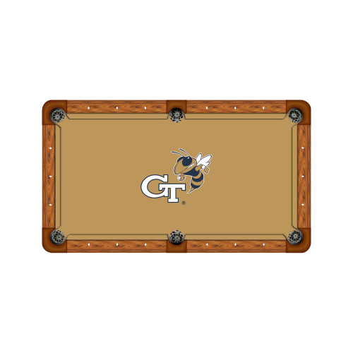 Georgia Tech Yellow Jackets 9' Recreational Billiard Table Felt - Mascot