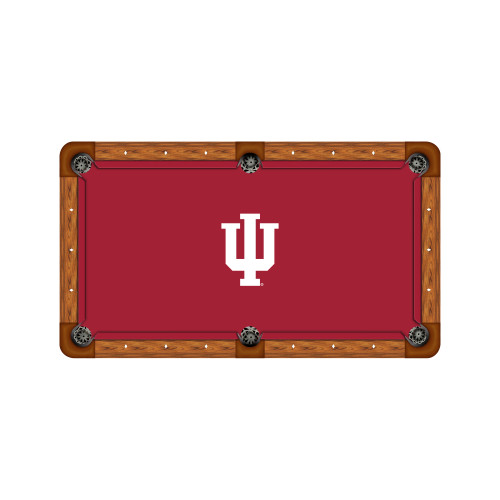 Indiana Hoosiers 7'/8' Recreational Billiard Table Felt - IU Logo