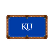 Kansas Jayhawks 7'/8' Recreational Billiard Table Felt - KU Logo