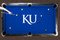 Kansas Jayhawks 7'/8' Recreational Billiard Table Felt - KU Logo