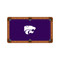 Kansas State Wildcats 9' Recreational Billiard Table Felt - Mascot on Purple
