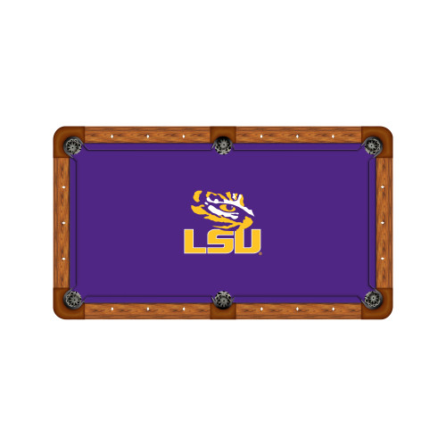 LSU Tigers 7'/8' Recreational Billiard Table Felt - Mascot