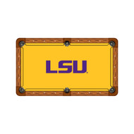 LSU Tigers 9' Recreational Billiard Table Felt - Text Logo