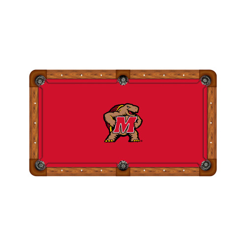 Maryland Terrapins 7'/8' Recreational Billiard Table Felt