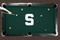 Michigan State Spartans 9' Recreational Billiard Table Felt - Block S