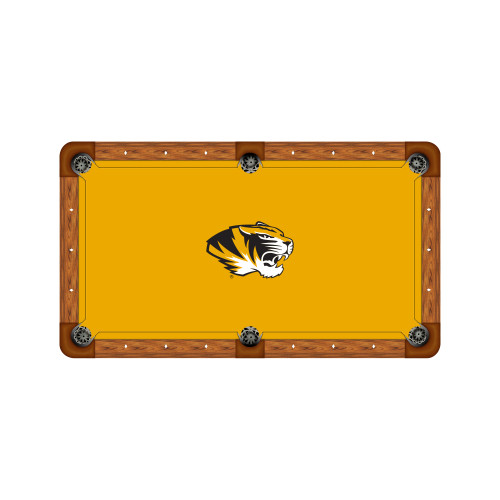 Missouri Tigers 9' Recreational Billiard Table Felt - Mascot