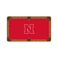 Nebraska Cornhuskers 7'/8' Recreational Billiard Table Felt - N Logo