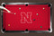 Nebraska Cornhuskers 9' Recreational Billiard Table Felt - N Logo