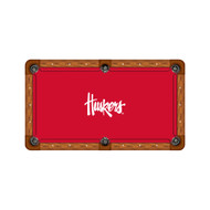 Nebraska Cornhuskers 7'/8' Recreational Billiard Table Felt - Script Logo
