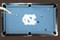 North Carolina Tar Heels 9' Recreational Billiard Table Felt - Logo on Sky Blue