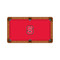 NC State Wolfpack 7'/8' Recreational Billiard Table Felt - Block Logo NC State Wolfpack 7'/8' Recreational Billiard Table Felt - Block Logo