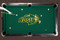North Dakota State Bison 7'/8' Recreational Billiard Table Felt - Logo on Green