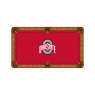 Ohio State Buckeyes 9' Recreational Billiard Table Felt - Logo