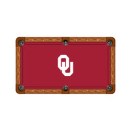Oklahoma Sooners 9' Recreational Billiard Table Felt - OU Logo