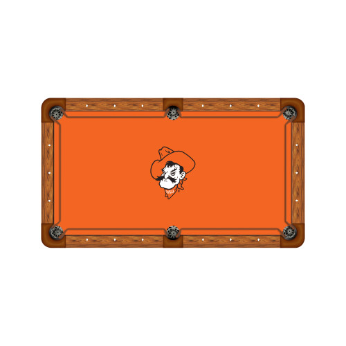 Oklahoma State Cowboys 9' Recreational Billiard Table Felt - Mascot