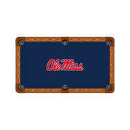 Ole Miss Rebels 9' Recreational Billiard Table Felt - Script Logo