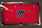 Ole Miss Rebels 7'/8' Recreational Billiard Table Felt - Script M Logo