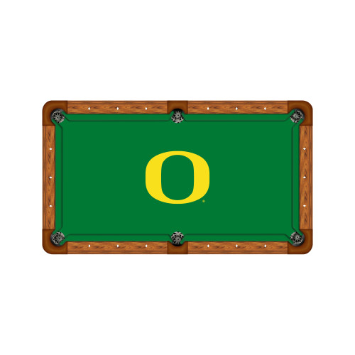 Oregon Ducks 7'/8' Recreational Billiard Table Felt - O Logo