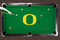Oregon Ducks 7'/8' Recreational Billiard Table Felt - O Logo