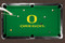 Oregon Ducks 7'/8' Recreational Billiard Table Felt - Text Logo