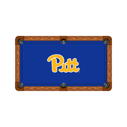 Pittsburgh Panthers 7'/8' Recreational Billiard Table Felt - Script Logo