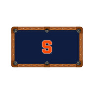 Syracuse Orange 9' Recreational Billiard Table Felt - Block S on Navy