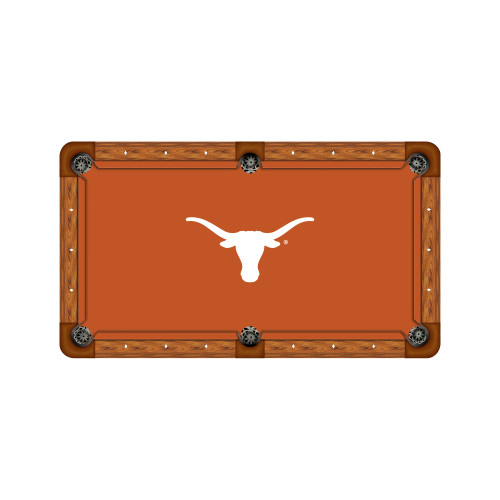 Texas Longhorns 7'/8' Recreational Billiard Table Felt - Mascot