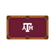 Texas A&M Aggies 7'/8' Recreational Billiard Table Felt - Logo on Maroon