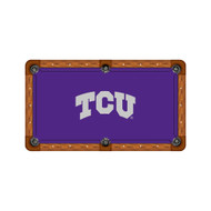 TCU Horned Frogs 7'/8' Recreational Billiard Table Felt