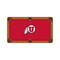 Utah Utes 7'/8' Recreational Billiard Table Felt - Mascot Utah Utes 7'/8' Recreational Billiard Table Felt - Mascot
