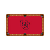 Utah Utes 7'/8' Recreational Billiard Table Felt - Text Logo