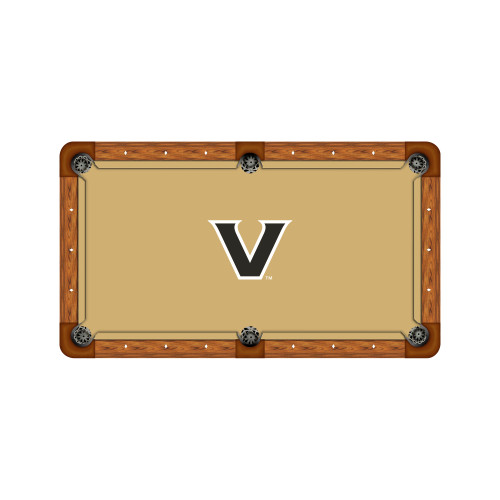 Vanderbilt Commodores 7'/8' Recreational Billiard Table Felt