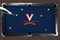 Virginia Cavaliers 7'/8' Recreational Billiard Table Felt - Logo on Navy