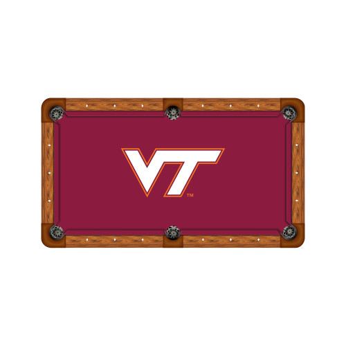 Virginia Tech Hokies 9' Recreational Billiard Table Felt - VT Logo