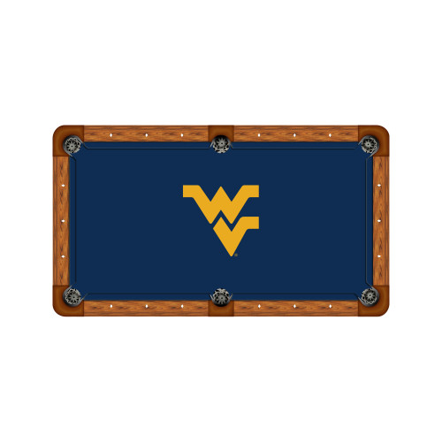 West Virginia Mountaineers 7'/8' Recreational Billiard Table Felt