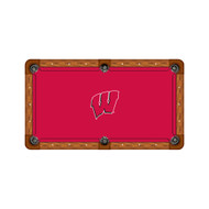 Wisconsin Badgers 9' Recreational Billiard Table Felt - W Logo
