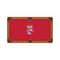 Wisconsin Badgers 9' Recreational Billiard Table Felt - Mascot