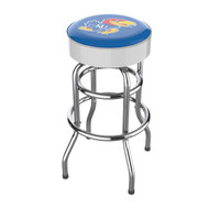 Kansas Jayhawks Chrome Bar Stool
