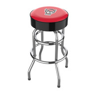 North Carolina State Chrome Bar Stool