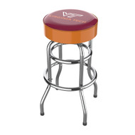 Virginia Tech Hokies Chrome Bar Stoo;
