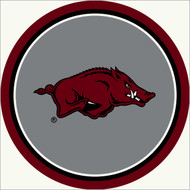 University of Arkansas 64" Round Spirit Rug