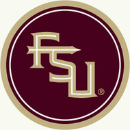Florida State University 64" Round Spirit Rug