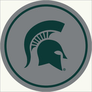 Michigan State University 64" Round Spirit Rug