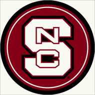 North Carolina State University 64" Round Spirit Rug