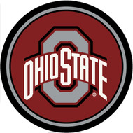 Ohio State University 64" Round Spirit Rug