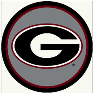 University of Georgia 64" Round Spirit Rug