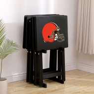 Cleveland Browns TV Trays w/ Stand